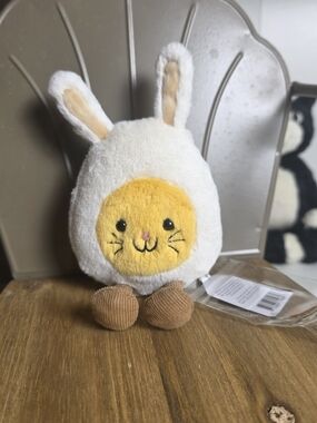 Jellycat Amuseables Bunny Egg Plush NWT Retired Easter Stuffed Animal